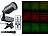 Lunartec Laser-Projektor mit Sternenregen-Lichteffekt, Fernbedien., Timer, IP65 Lunartec Laser-Projektoren mit Sternen-Lichteffekt