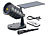 Lunartec Solar-Laser-Projektor mit Akku, Sternenregen-Lichteffekt, Timer, IP65 Lunartec Solar-Laser-Projektoren mit Akkus und Sternenmeeren