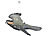 Royal Gardineer 2er-Set Vogelschreck "Falke" zum Aufhängen, 54 cm Flügel-Spannweite Royal Gardineer Vogel-Vertreiber