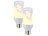 Luminea 2er-Set LED-Flammen-Lampen mit realistischem Flackern, E27, 96 LEDs Luminea LED-Flammen-Lampen (E27)