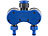 Royal Gardineer 2-fach-Wasserverteiler mit mechanischer Bewässerungsuhr, bis 120 Min. Royal Gardineer Bewässerungsuhren