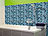 infactory Selbstklebende 3D-Mosaik-Fliesenaufkleber "Aqua", 26 x 26 cm, 10er-Set infactory