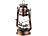Lunartec LED-Sturmleuchte im Öllampen-Design, Flammen-Imitation, bronzefarben Lunartec LED-Sturmlampen mit beweglicher Flamme
