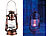 Lunartec LED-Sturmleuchte im Öllampen-Design, Flammen-Imitation, bronzefarben Lunartec LED-Sturmlampen mit beweglicher Flamme