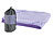 Yogamatte: PEARL sports 2in1-Mikrofaser-Yoga-Handtuch & Auflage, saugfähig, rutschfest, lila