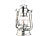 Lunartec 2er-Set Petroleum-Sturmlaternen mit Glaskolben, verzinkt, 18,5 cm Lunartec Petroleum-Sturmlaternen