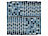 infactory Selbstklebende 3D-Mosaik-Fliesenaufkleber "Aqua", 26 x 26 cm, 20er-Set infactory