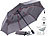 Regenschirm sturmfest: Carlo Milano Taschenschirm, Teflon®-Beschichtung 210 T, sicher bis 140 km/h, Ø 95cm