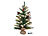 Britesta 2er-Set Deko-Weihnachtsbäume mit 30 LEDs, Zapfen & Eibenbeeren, 60 cm Britesta Tisch-LED-Weihnachts-Nadelbaum