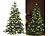 infactory Künstlicher Weihnachtsbaum mit 500 LEDs und 70 Ästen, 225 cm, grün infactory