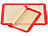 Rosenstein & Söhne 4er-Set Antihaft-Dauer-Backmatten aus Silikon, 30 x 40 cm, BPA-frei Rosenstein & Söhne Antihaft-Silikon-Backmatten