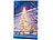 infactory Wandbild "Weihnachtsbaum vor Bergdorf" mit Beleuchtung, 20 x 30 cm infactory LED-Weihnachts-Wandbilder