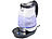 Rosenstein & Söhne Digitaler Glas-Wasserkocher, Temperaturwahl, Display, 2.200 W, 1,7 l Rosenstein & Söhne Glas-Wasserkocher mit Temperaturwahl