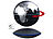 Schwebende Weltkugel: infactory Freischwebender Globus mit beleuchteter Magnet-Schwebebasis, Ø 14 cm