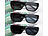 infactory Selbsttönende Brille mit UV-Schutz 400, 0 Dioptrien infactory Selbsttönende Sonnenbrillen