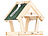 Royal Gardineer Vogel-Futterhaus-Bausatz aus Echtholz, zum Aufhängen, 13-teilig Royal Gardineer Vogel-Futterhaus-Bausätze