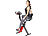 PEARL sports Klapp-Heimtrainer mit Rückenlehne, Tablet-Halter, 2,5 kg Schwungmasse PEARL sports Heimtrainer mit Tablet-/ Laptop-Ablagen