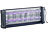 Lunartec UV-Insektenvernichter mit Rundum-Gitter, 2 UV-Röhren, 4.000 V, 40 Watt Lunartec UV-Insektenvernichter