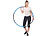 PEARL sports Hula-Hoop-Reifen, Schaumstoff-Mantel, Massage-Noppen, 1,2 kg, Ø 100 cm PEARL sports