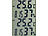 PEARL Digitales Thermometer & Hygrometer mit Außensensor, Uhr und Wecker PEARL Digitale Thermometer-Hygrometer, Außensensoren, Uhren, Wecker