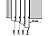 Rosenstein & Söhne Höhenverstellbarer Edelstahl-Teigroller, 4 Paar Abstandsscheiben, 35cm Rosenstein & Söhne Höhenverstellbare Teigroller