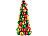 Britesta LED-beleuchtete Weihnachtsbaum-Pyramide mit bunten Kugeln, 30 cm Britesta LED-Kugelpyramiden