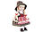 Sammlerpuppe: PEARL Sammler-Porzellan-Puppe "Anna" mit bayerischer Tracht, 34 cm