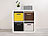 PEARL 2er-Set Aufbewahrungsboxen mit Deckel, faltbar, 31x31x31 cm, schwarz PEARL Faltbare Aufbewahrungsboxen