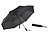 PEARL 2er-Set Automatik-Taschen-Regenschirme, bis 40 km/h, Ø 100 cm PEARL Automatik-Sturm-Taschenschirm