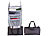 Reisetasche mit Fächern: Xcase Faltbare Reisetasche mit integriertem Wäsche-Organizer zum Aufhängen