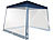 Royal Gardineer Pavillonzelt mit Moskito-Netz, 300x300x236 cm, 280 Mesh, blau/weiß Royal Gardineer Garten-Pavillons mit Moskitonetz