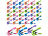 PEARL Soft-Grip-Wäscheklammern mit Doppel-Kleiderhaken, 40 Stück, 5 Farben PEARL