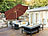 Royal Gardineer 2er-Set neigbare Sonnenschirme mit Holzgestell, Ø 3 m, taupe Royal Gardineer Garten-Sonnenschirme