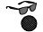 Rasterbrille: PEARL Lochbrille zur Augen-Gymnastik und -Entspannung, schwarz