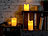 Britesta 12er-Set dimmbare LED-Echtwachskerzen, bewegliche Flamme, Fernbedien. Britesta LED-Echtwachskerze mit beweglicher Flamme, Fernbedienung und Timer