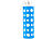 PEARL Blaue Silikonhülle für Trinkflasche aus Borosilikat-Glas, 20 cm PEARL Silikonhüllen für Borosilikat-Glas-Trinkflasche