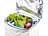 Xcase 2in1-Einkaufs-Tasche-Trolley mit geteilten ISO-Kühltaschen, 45 Liter Xcase 2in1-Einkaufs-Tasche mit abnehmbarem Trolley und Kühltasche