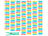 PEARL Bunte Wäscheklammern aus Kunststoff, 200 Stück in 4 Farben, 7 cm PEARL Wäscheklammern-Sets
