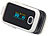 newgen medicals Medizinischer Finger-Pulsoximeter mit OLED-Display und USB-Anschluss newgen medicals Finger-Pulsoximeter mit PC-Datenauswertung