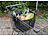 PEARL Einkaufswagen-Tasche mit Befestigungs-Clips und Schultergurt, 20 Liter PEARL Einkaufswagen-Taschen