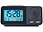 auvisio Funk-Radiowecker mit 2 Weckzeiten, Hygro- & Thermometer, 2x USB, 2 A auvisio Funk-Radiowecker mit 2 Weckzeiten, USB-Ladestation, Thermo- & Hygrometer