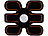 PEARL sports 2er-Set EMS-Bauchmuskel- & Sixpack-Muskeltrainer mit je 6 Pads PEARL sports EMS-Bauchmuskeltrainer