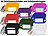 PEARL 96 Schlüsselschilder mit Schlüsselringen, zum Beschriften, 8 Farben PEARL