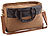 Xcase Canvas-Reisetasche mit 2 Außentaschen und Schultergurt, 30 Liter Xcase Canvas  Handgepäck-Reisetaschen