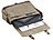 Xcase Geräumige Canvas-Retro-Umhängetasche für Notebooks bis 33 cm/13", oliv Xcase Canvas Umhängetaschen