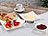 Rosenstein & Söhne 6er-Set Frühstücksmesser mit 11,5-cm-Klinge, Griff aus Blackwood-Holz Rosenstein & Söhne Frühstücksmesser mit Buckelsklingen