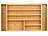 Rosenstein & Söhne Variabler Bambus-Besteckeinsatz, 6 - 8 Fächer, Versandrückläufer Rosenstein & Söhne Variable Bambus-Besteckeinsätze