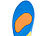 PEARL sports Sport-Schuheinlagen, gepolsterte Fersen- und Ballenregion, Gr. 39 - 46 PEARL sports Sport-Schuheinlagen