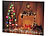 infactory Wandbild "Weihnachten" mit farbwechselnder LED-Beleuchtung, 50 x 38 cm infactory LED-Weihnachts-Wandbilder