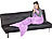 Wilson Gabor Weiche Meerjungfrau-Decke mit Flosse für Kinder, 140 x 60 cm, lila Wilson Gabor
